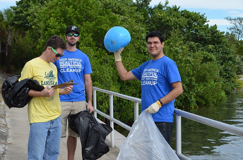 Teams found trash ranging from cigarette butts to beer bottles and beach toys.