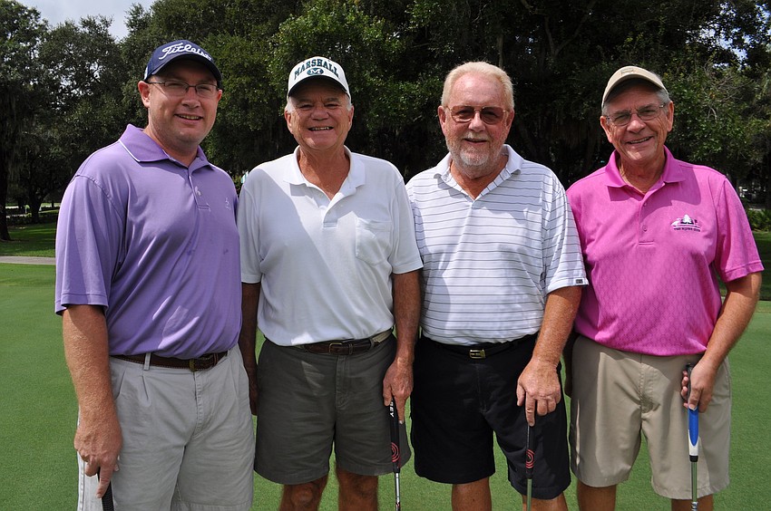 Patrick Brisley, Dave Baker, Rod Miller and Joe Brisley play on the same team.