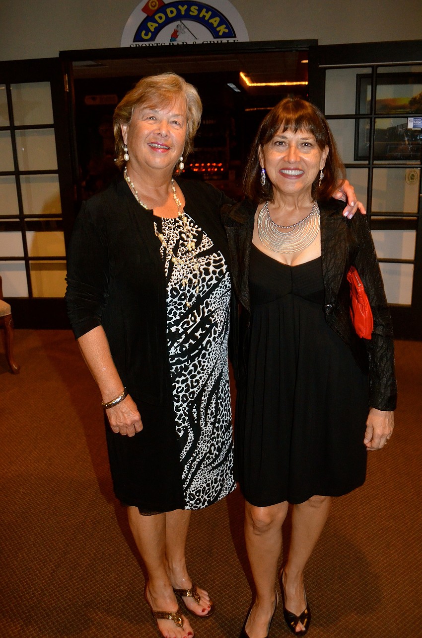 Mary Lou Kovac and Iris Mahon dress for the occasion.