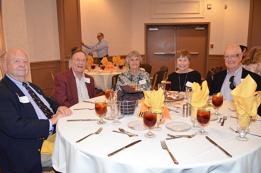 Roger Betts, Donald and Debbie Harvey with Dixie and Dewitt Platt.