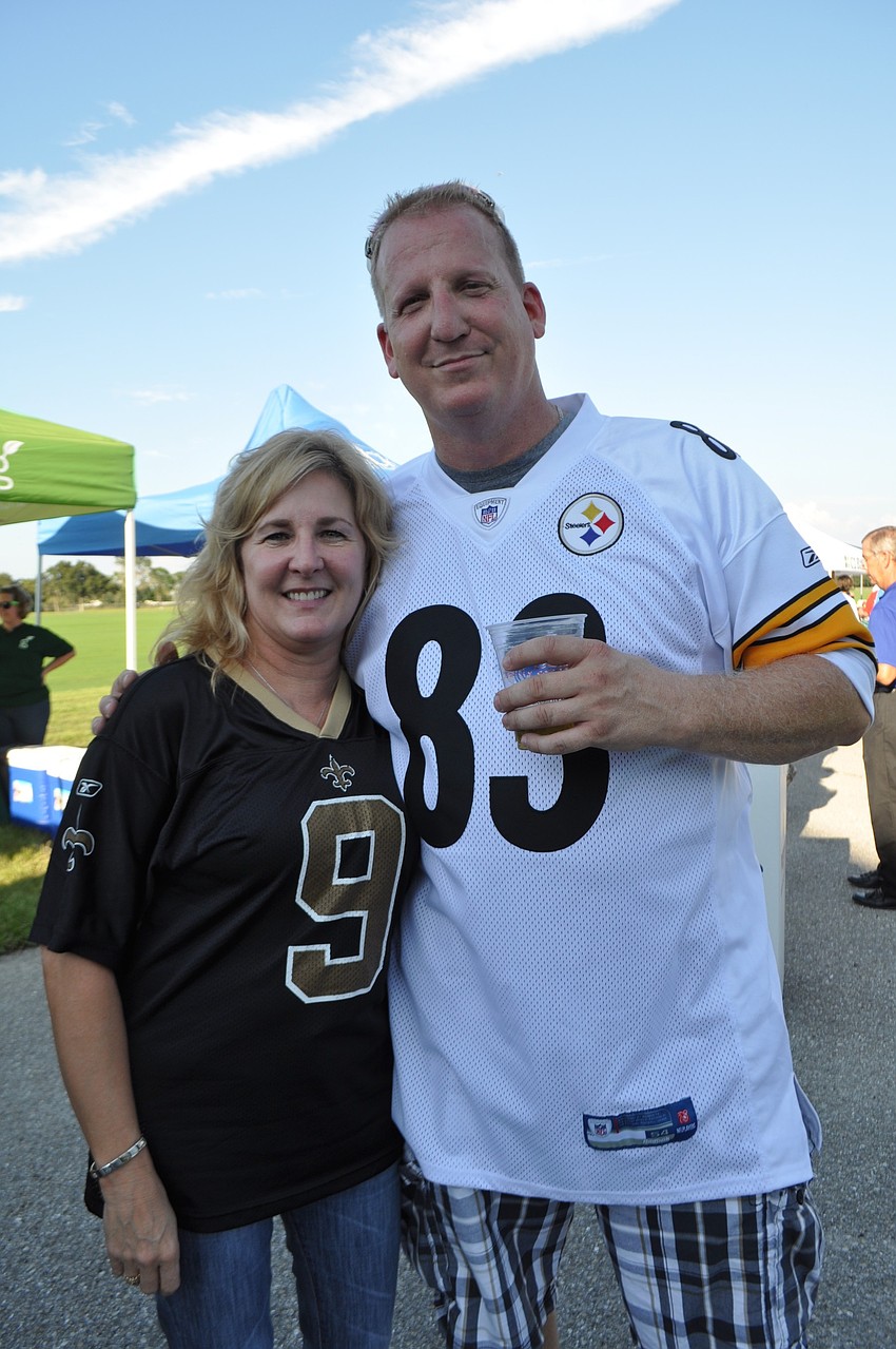 Patricia Carter, of Globe Trailers, and Geno Smolko, of Aflec