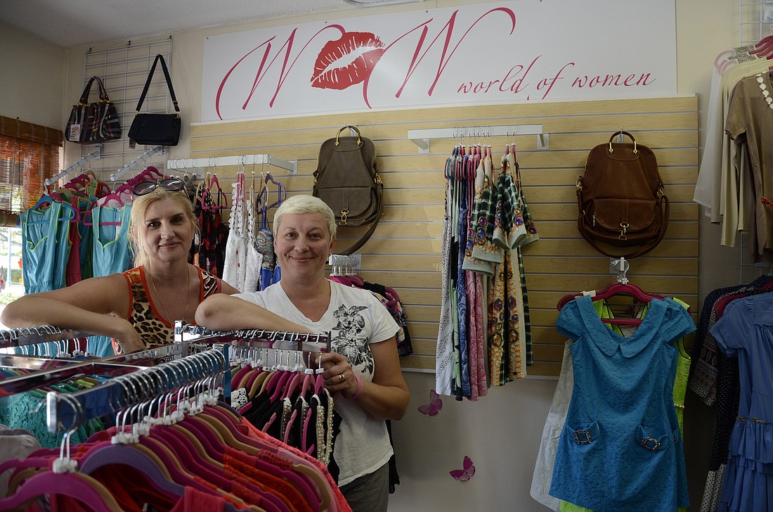 Galina Koshkareva and her partner, Inna Bazilevych, opened World of Women Boutique in Siesta Center Oct. 8.