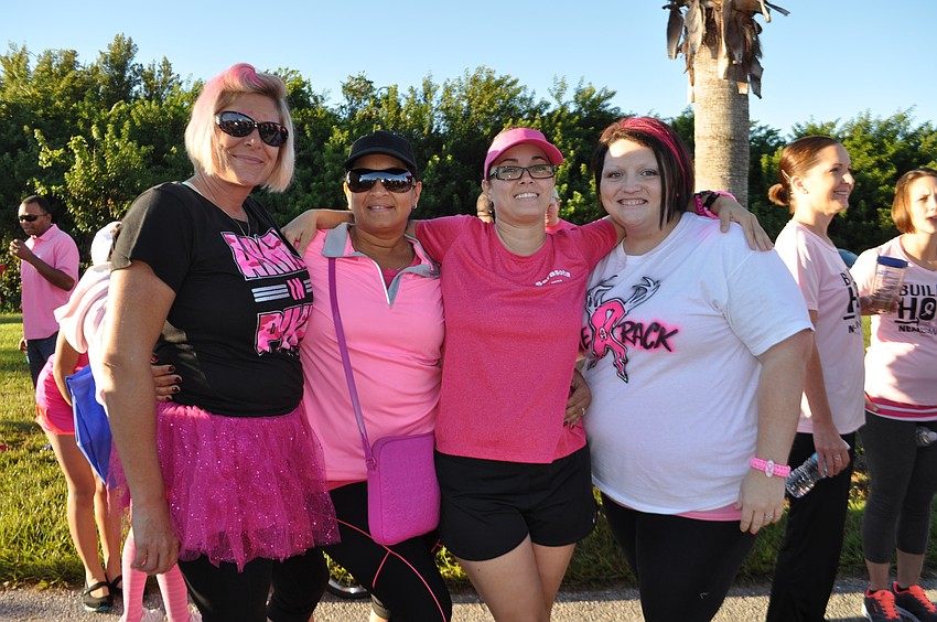 Jodi Soeder, Wanda Chang, Mercy Lesser and Lesli Ritchie walk on Team CBOHCA.