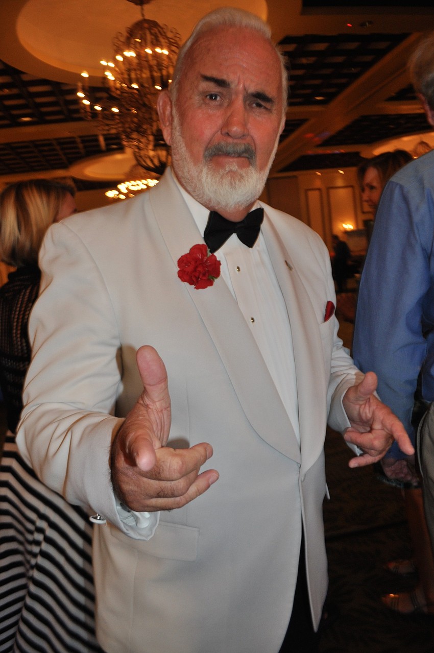 John Allen acts as James Bond.