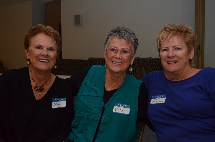 Left to right: Judy Ashby, Judy Sass and Pat Bennison