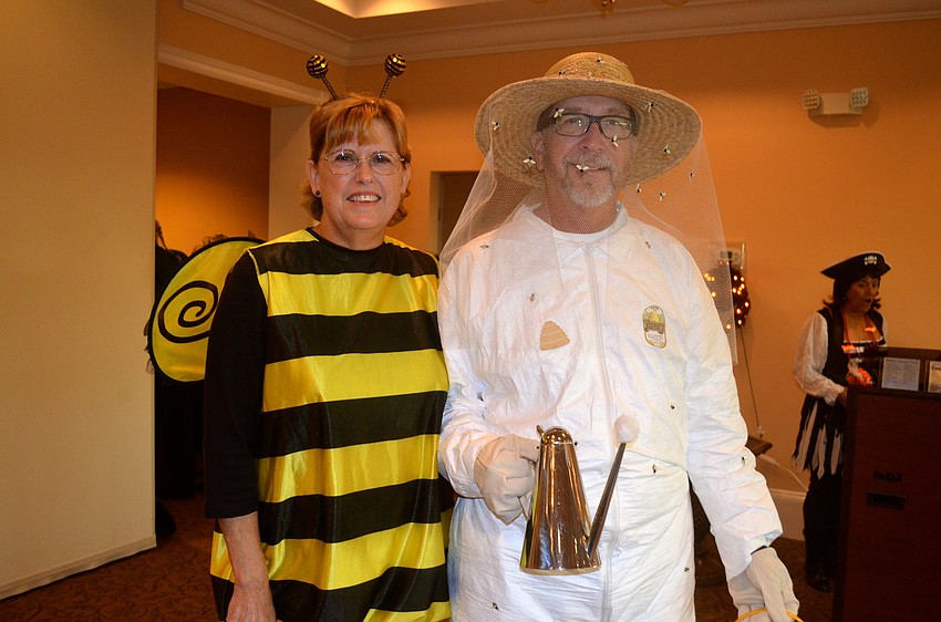 Carol and Tom Younger are the buzz of the party.