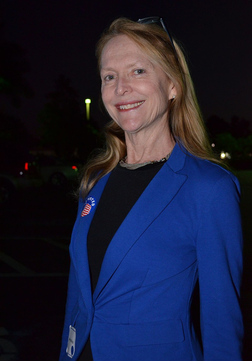 President for the Democratic Club of Sarasota, JoAnne DeVries was also the captain for precinct 209.