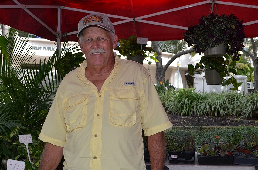 Henry Ford sells plants at both the Wednesday and Saturday Farmers Market.