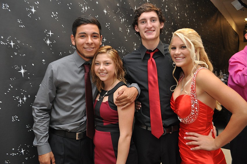 Chris Delatorre, Samantha Apthorpe, Joey Mays and Tiffany Daniels enjoy time together.