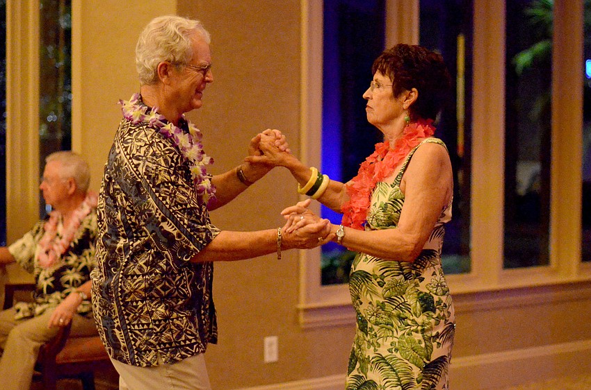 Guests enjoyed dancing to the sounds of The Trinidues at Rosedale Golf and Country Clubâ€™s Luau Party.