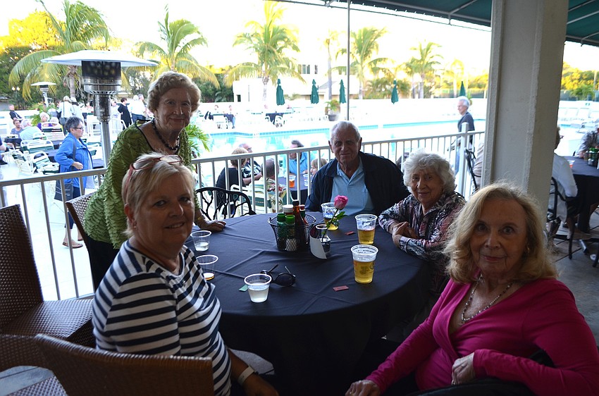 Donna Heffner, Evey Huntington, Bud Freeman, Vera Freeman and Maureen Stark