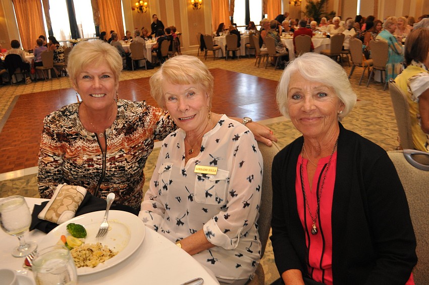 Lulu Lopez, of Bradenton, joins Lorraine Zolla and Cheryl Hacker, both of University Park.