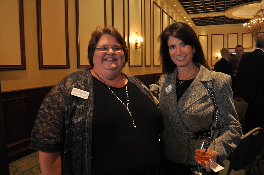 Tamara Rogers, of tech house, with Jennie Lucier, of Alltrust.