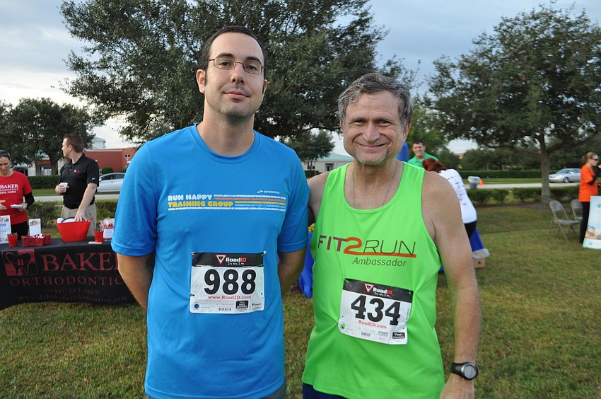 Matt Litts and Lee Tadelman, of GreyHawk Landing, met at Fit2Run.