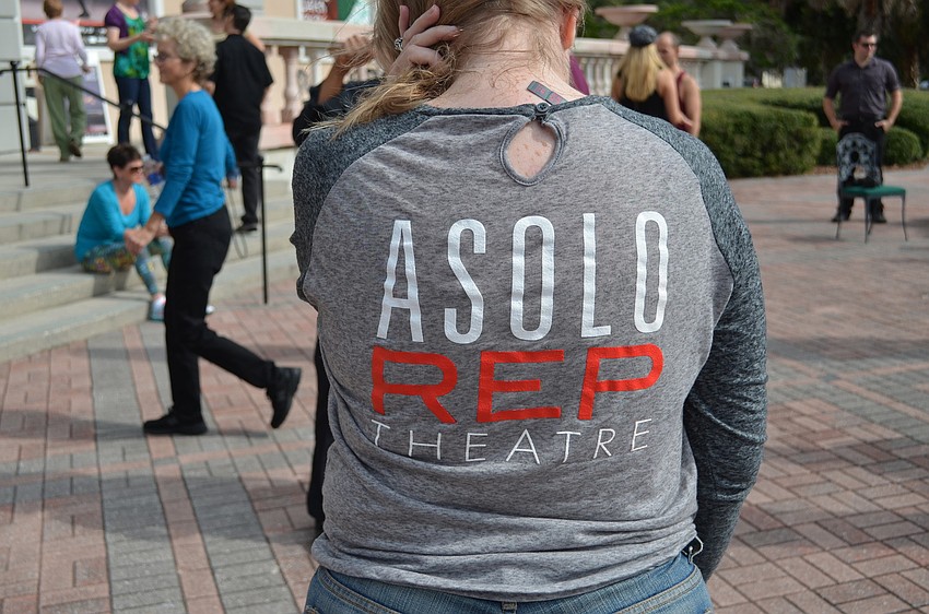Theater fans showing their love for Asolo Repertory Theatre.