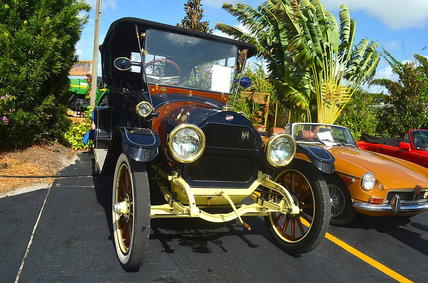 The car show featured a 1914 Overland â€” the oldest vehicle at the event.