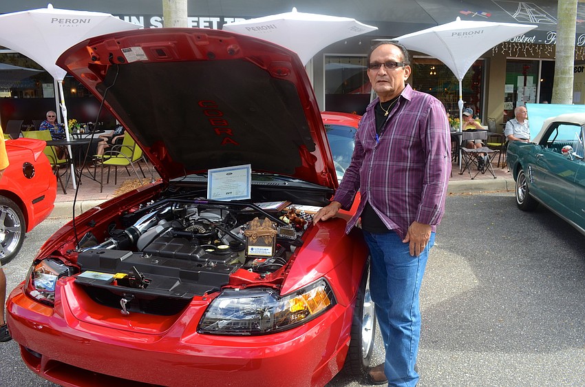 Juan Sotomayor brings his 2001 Shelby Cobra to the event.