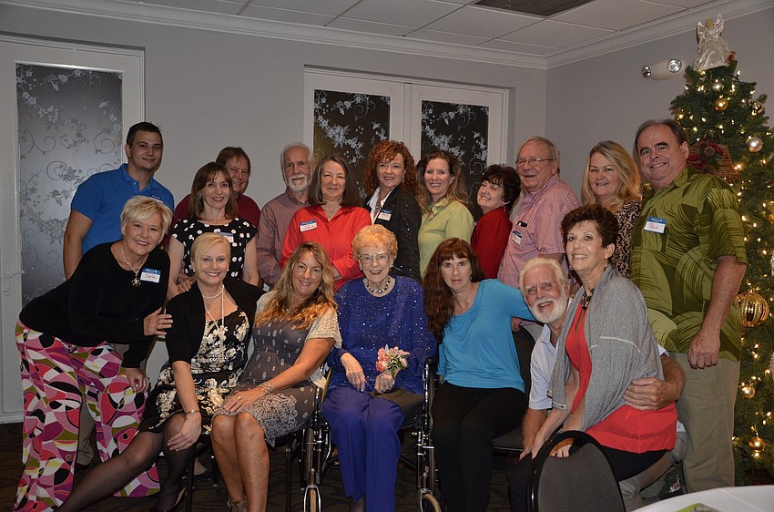 Almost all of Norma Martin's neighbors from Vamo Drive attended her party at the Bentley Hotel.