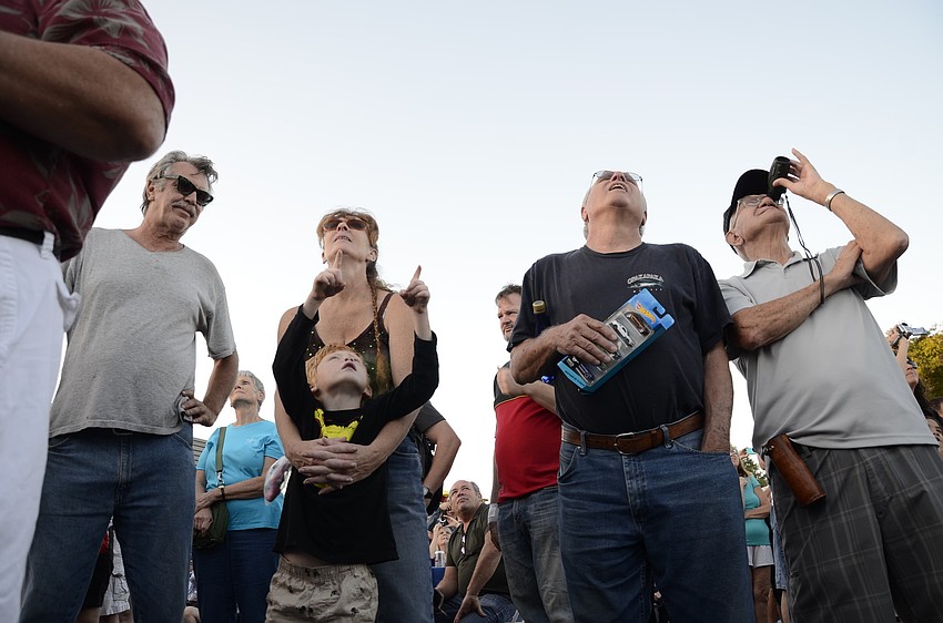 Trey White, 6, yelled to Wallenda to 