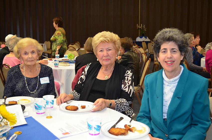 Shirley Brodsky, Vilma Liedman and Deborah Bortnick.