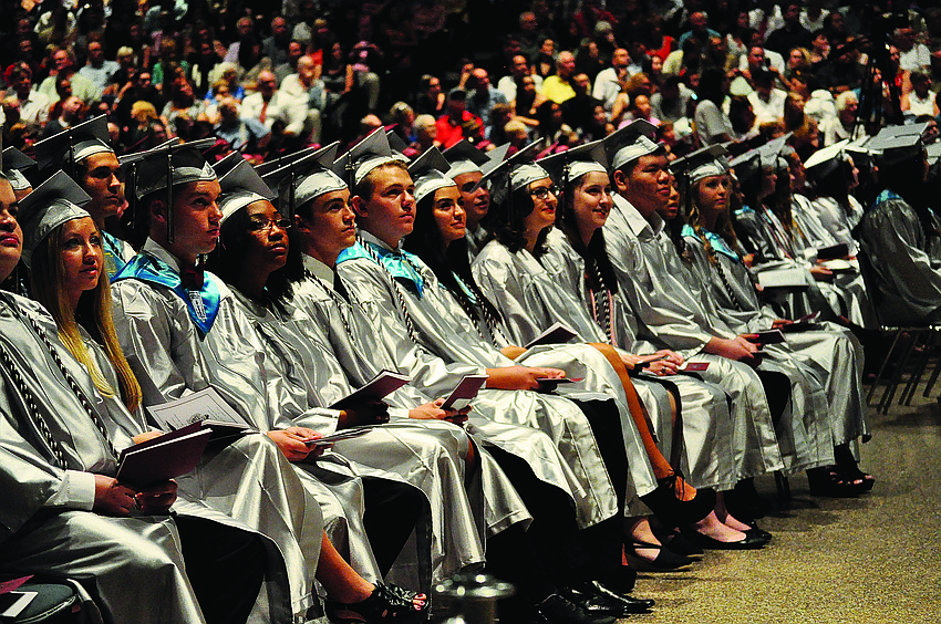 Hundreds of Braden River High School seniors don caps and gowns as they welcome a new phase of life.