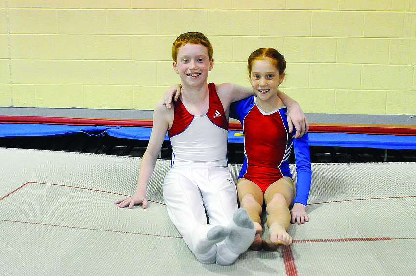Thirteen-year-old Connor Park and his younger sister, Heather, 9, were two of 31 SuperGym athletes to earn medals at the Florida State USA Gymnastics championships.