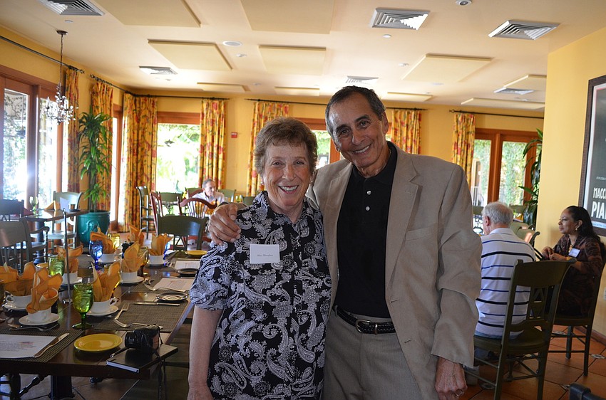 Alice Blueglass and Vice President Howard Veit