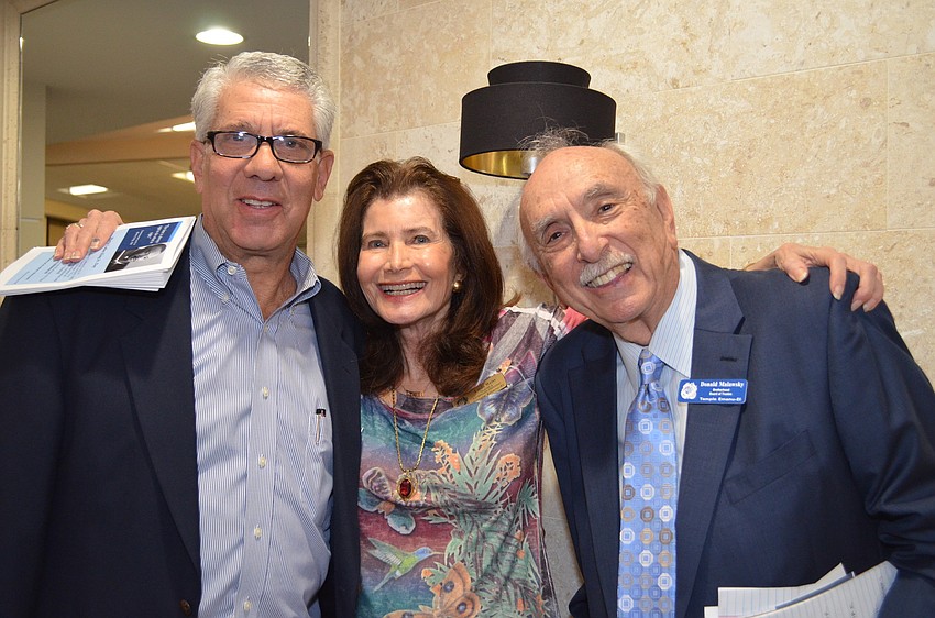 Barry Gerber, Linda Weiss and Don Malawsky.