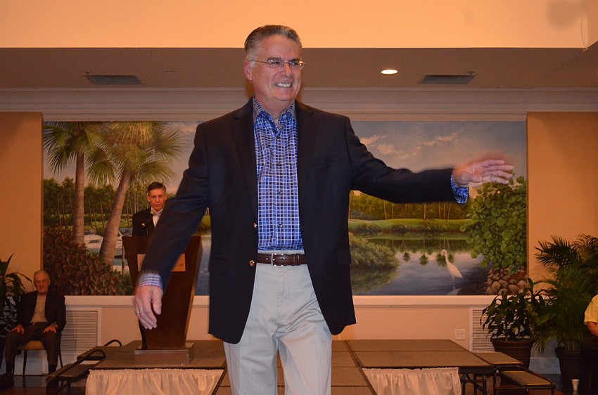 Longboat Key Kiwanis Club President Armando Linde