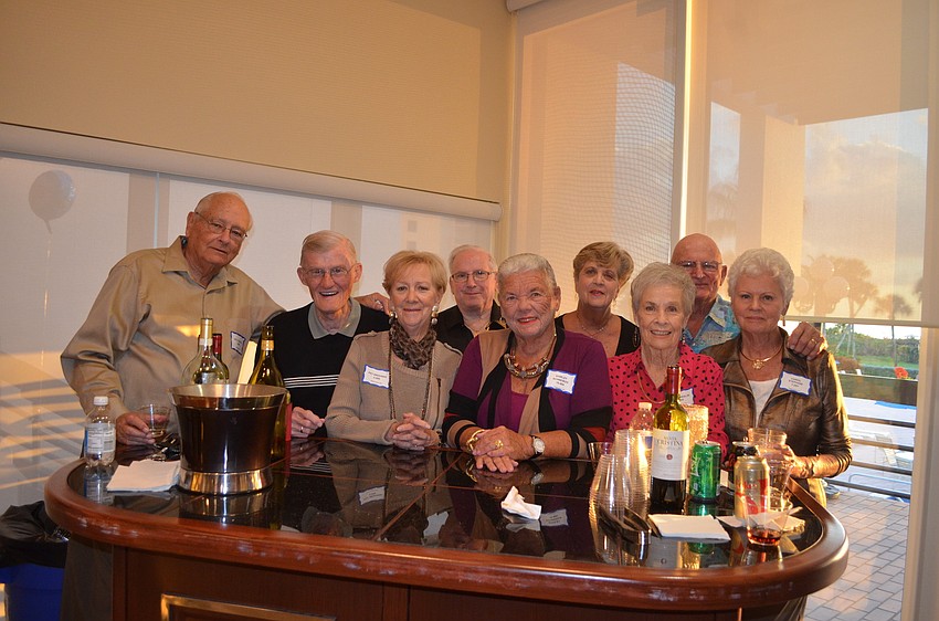 Bill Forcht, John and Pat Brouder, John Bailey, Shirley Schneirov, Ann Friedman, Betty Kellin and Ron and Carol Stephani