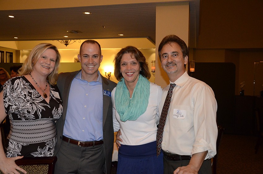 Sarah and Chris Tenaglia and Kay and Tom Kouvatsos