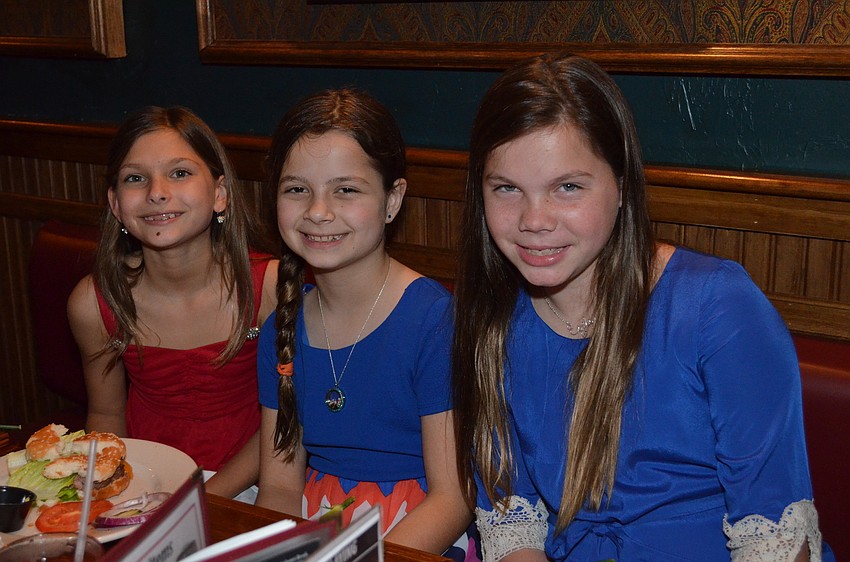 Jenna Carlson, Katherin Moore and Evelyn Hagan.