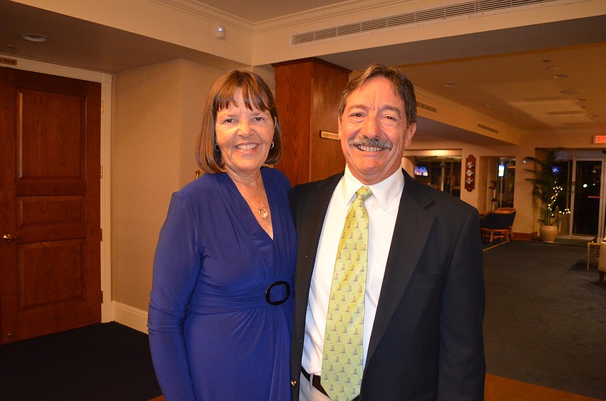 Commodore Kathy Sever with husband, former commodore Joe