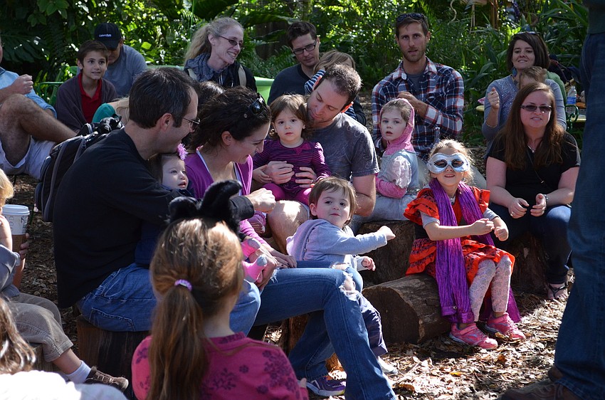 Guests sang and danced to a special Shabbat service to celebrate Tu B'Shevat or the Birthday of the Trees.