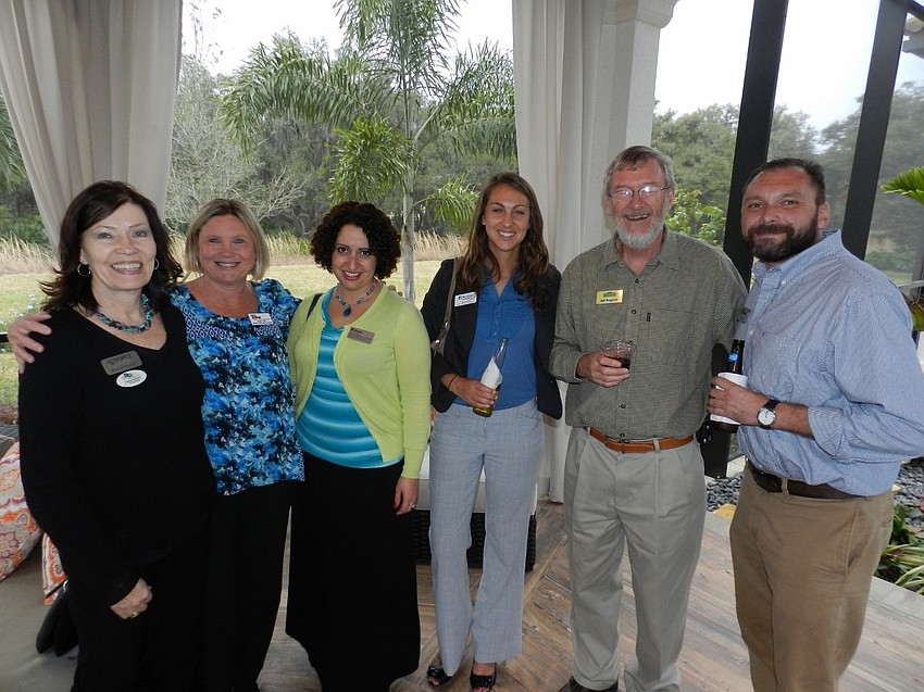 Bonnie Hassler, Pam Lutz, Mitch Savoie, Sarah Hill, Ed Nugent and Dave Karshick say cheese.