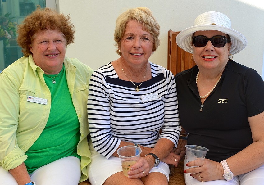 Dr. Marlene Buckler, Mary Ann Darbelnet and Maddie Kujawski