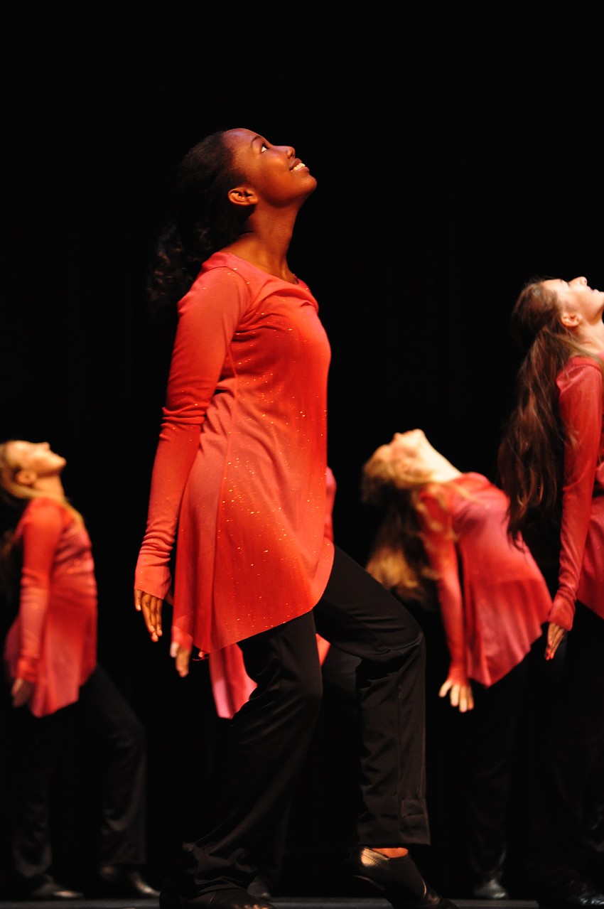 Braden River Middle dancer Reina Langley performs 
