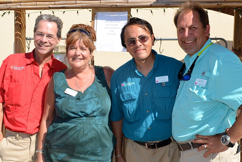 Scott Franza, Elton Arellano, Julia Becker and Mark Meador, Casa Del Mar