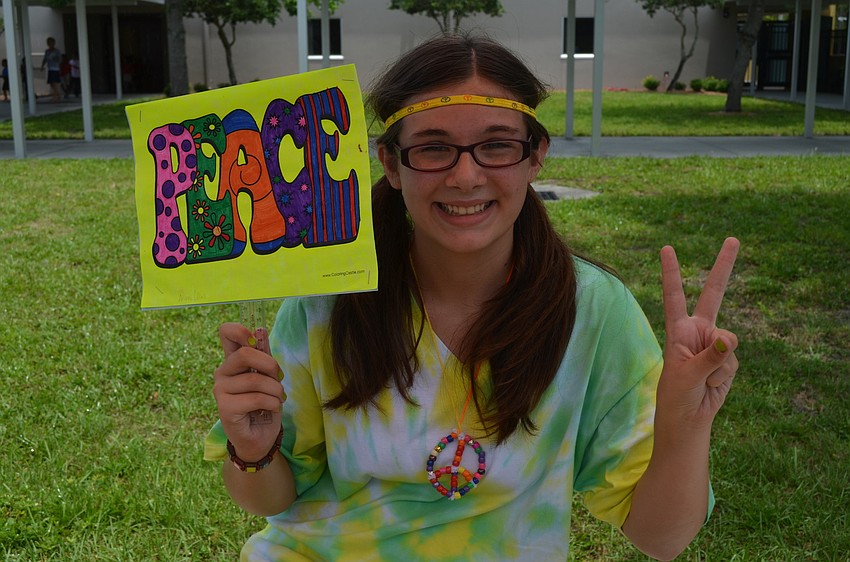 Arianna Collins thought that the walk set an example for the younger students.