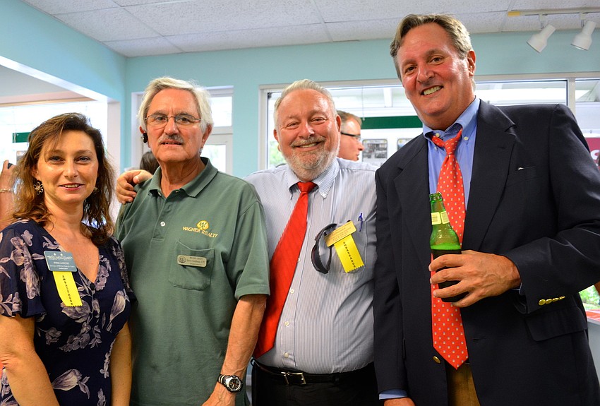 Irina LaRose, Design 2000, Steve Goldman, Wagner Realty, Jack Dean, Longboat Key Chamber of Commerce, and Mike Doll, Longboat Key Financial Group