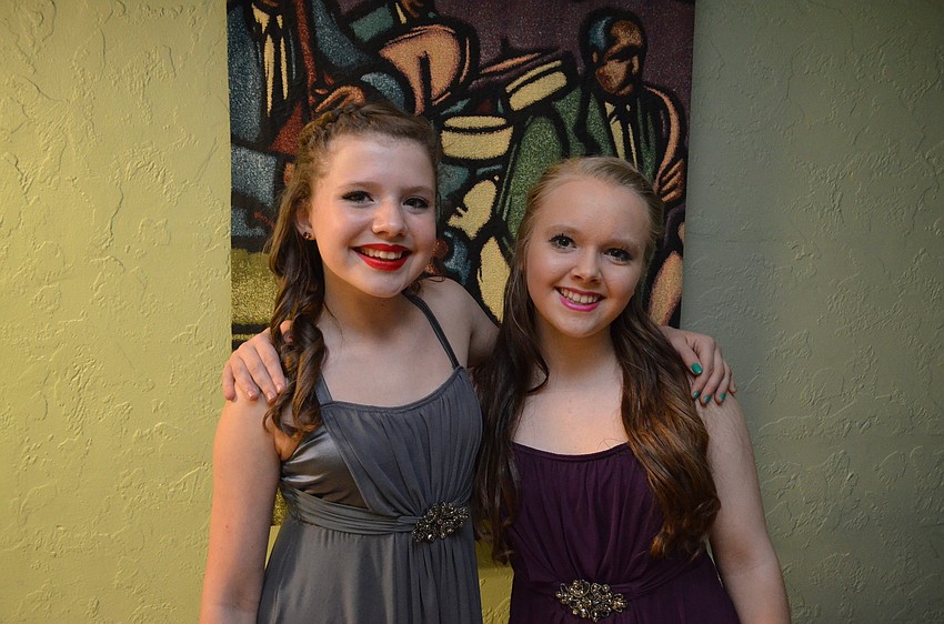 Nicole Jolly, 11, and Kyla Ronhovde, 13, studied ballet.