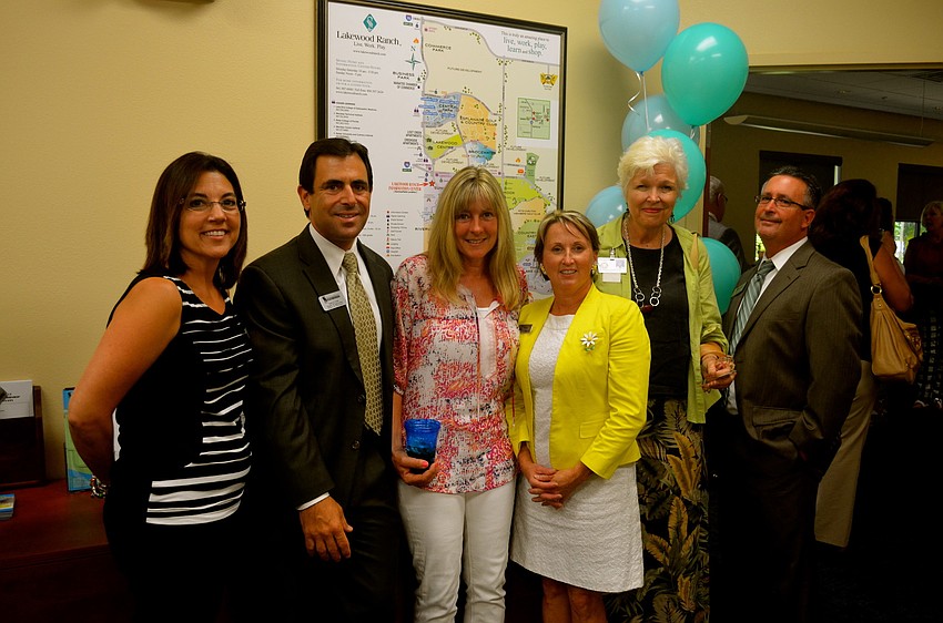 Lori Ruth, David and Debbie Fink, Karen Carpenter, Judy Athari and Marc Simms.