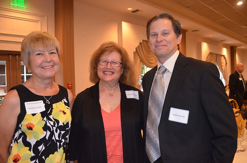 Marilyn Gerkin with Karen Futornick and Todd Snavely