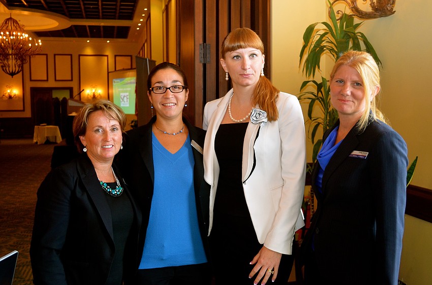 Judy Athari, Jodi Hinkel, Ivana Lazaro and Cindy Moore dress for the occasion.