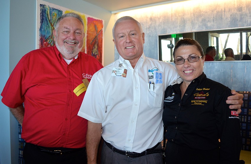 Jack Dean, G. Fried Flooring, John Wojtyna, Aqua Plumbing & Air, and Debbie Shaffer, Wentzelâ€™s Heating and Air Conditioning