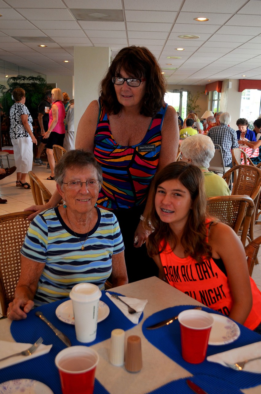 Jane Webb, Janet FitzGerald and Olivia Morres