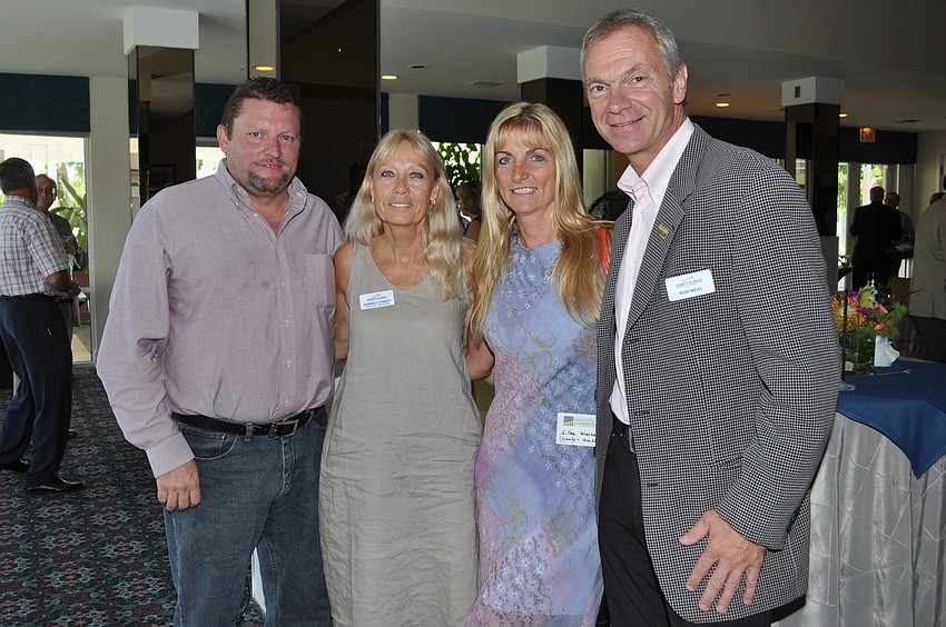 Blake Spurlin and Gabriele Charity with Silke and Rudi Weiss