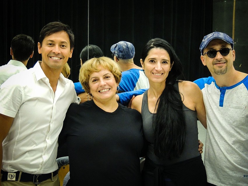 Dex Honea, Laura Alonso, Isabel and Javier Dubrocq (courtesy photo)