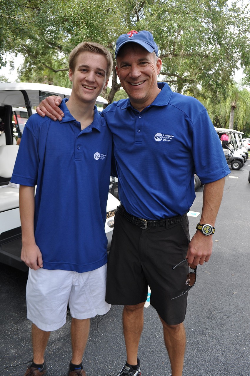 College student Tyler Tocci plays with his dad, Joe.