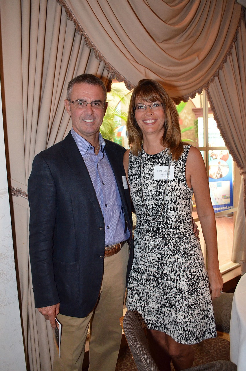 Selby Gardens Board of Trustees member Kelvin Cooper and Margie Cooper.